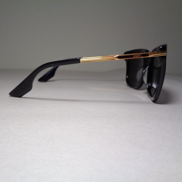 McQ by Alexander McQueen MQ0055S Black Gold New Women\'s Sunglasses main image 7